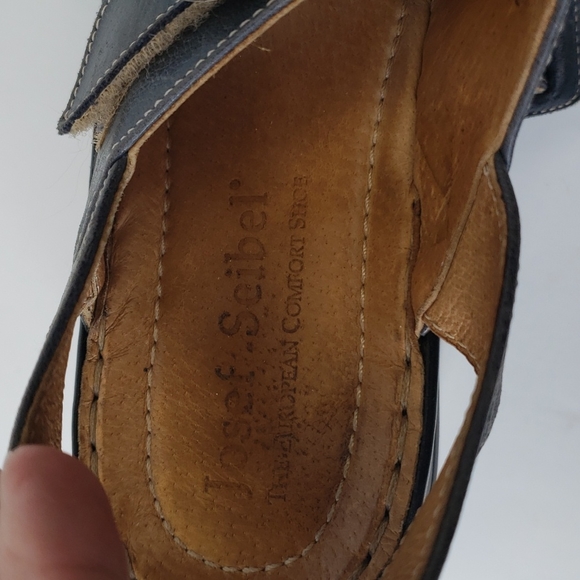 Josef Seibert Blue Sandals Size 41 - Picture 7 of 9